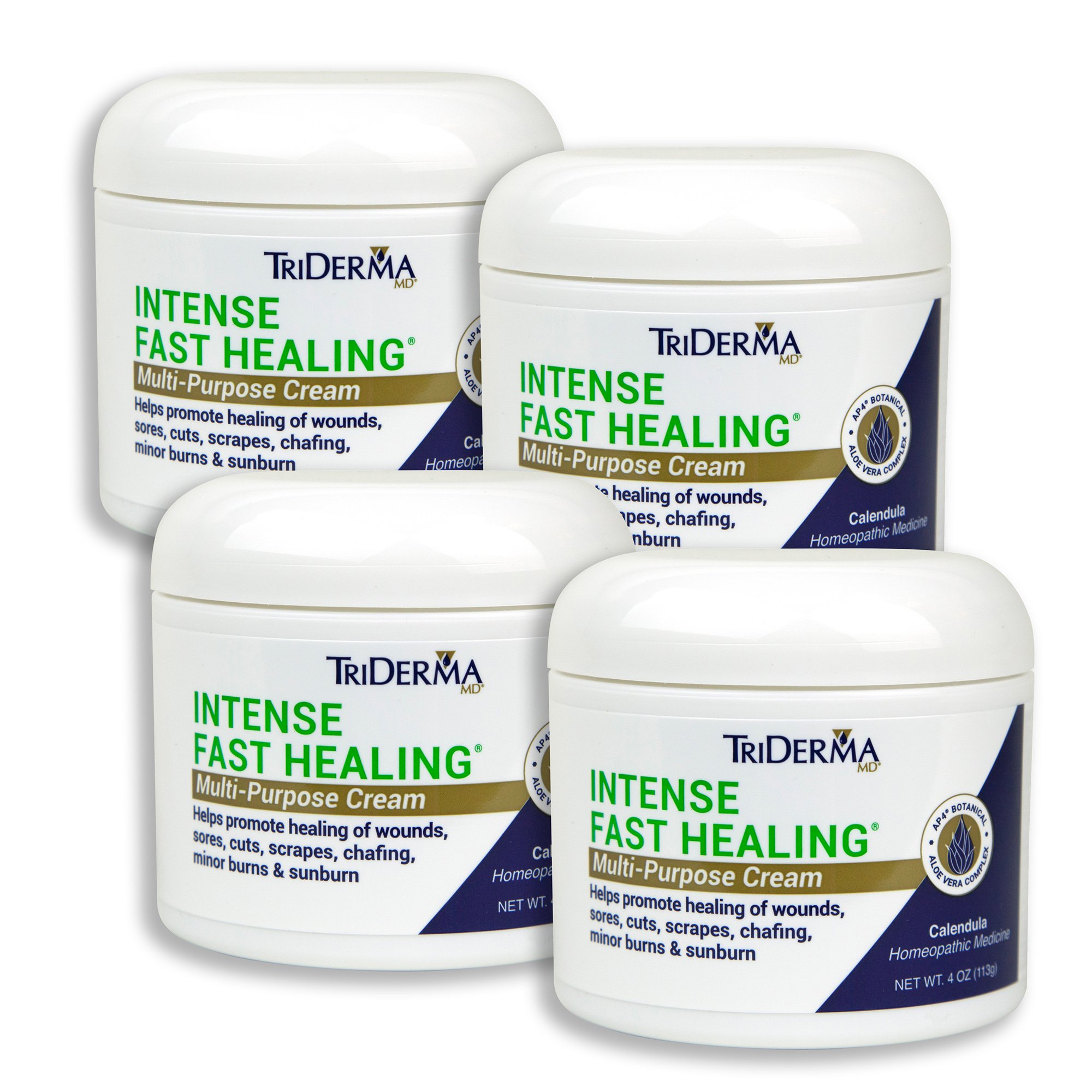 Triderma 09041 - TriDerma® MD Intense Fast Healing® Moisturizer, 4-ounce Jar, Unscented - 1/Each, 64/Case