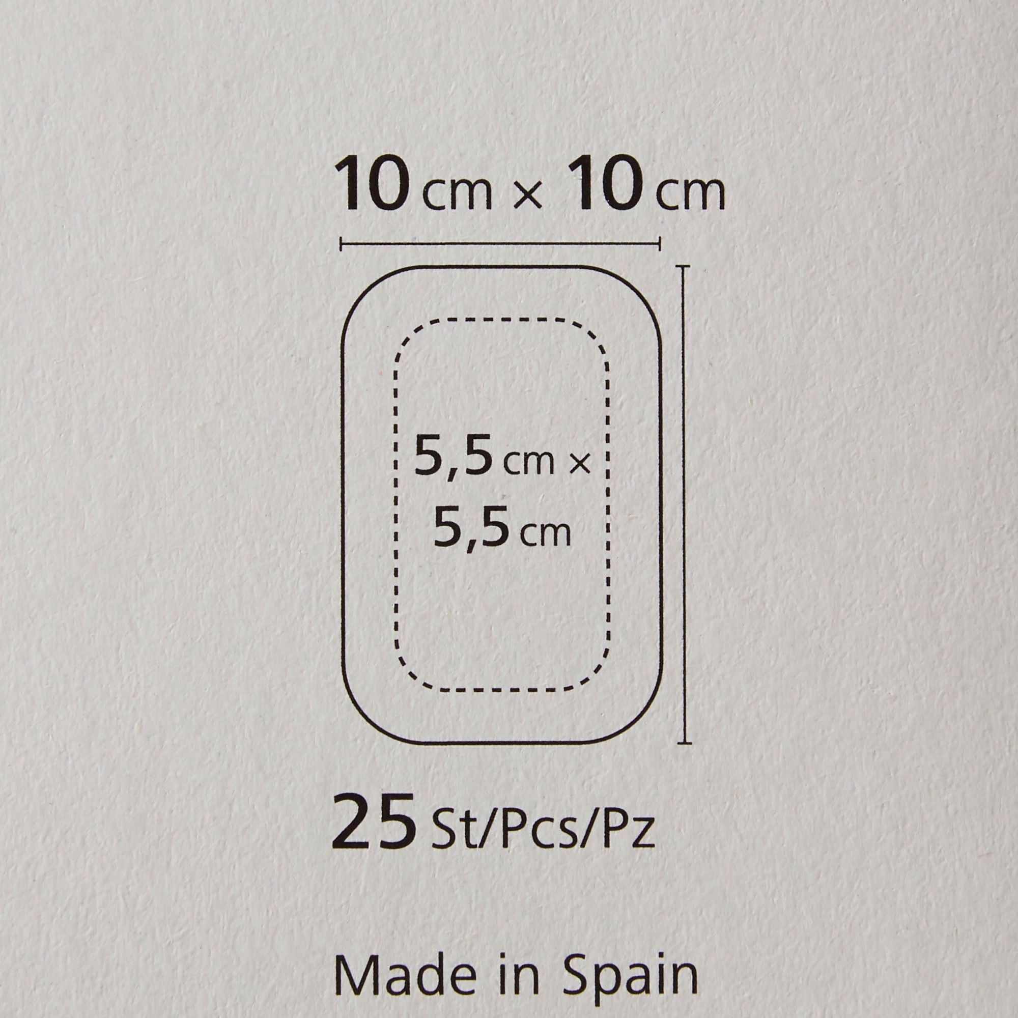 Hartmann - 900820 Island Dressing Cosmopor® Steril 4 X 4 Inch Square Sterile Water Resistant Backing
