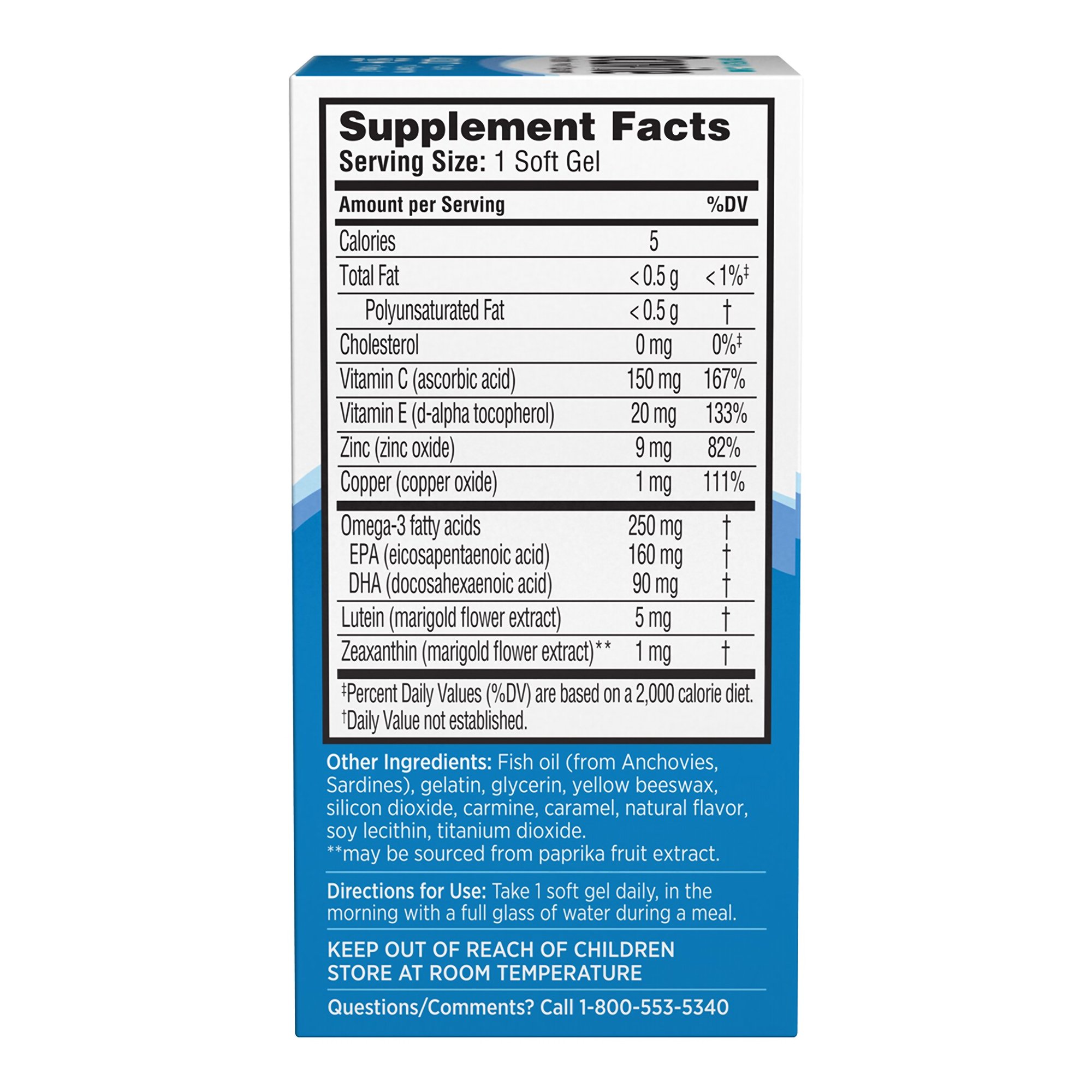 Valeant Pharmaceuticals - 32420846530 Ocuvite® Adult 50+ Multivitamin Supplement