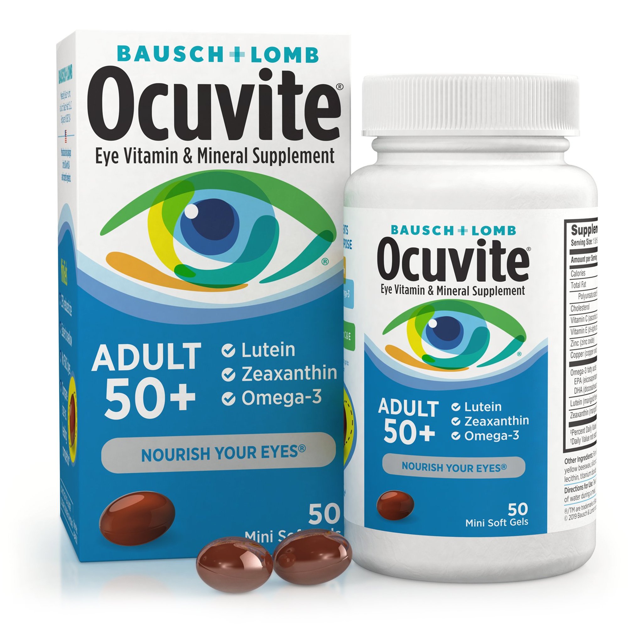 Valeant Pharmaceuticals - 32420846530 Ocuvite® Adult 50+ Multivitamin Supplement