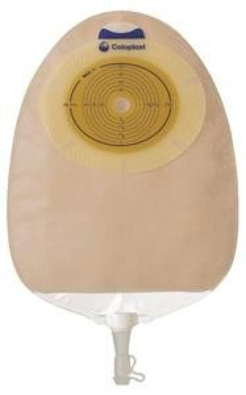 Coloplast 11805 - SenSura® Xpro Flat 1-Piece Opaque Urostomy Pouch, 22mm Stoma - 10/Box