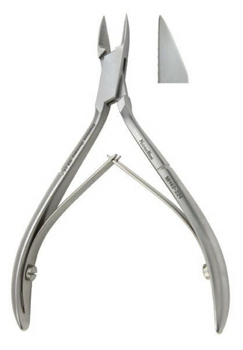 Integra Lifesciences - MH40-224 Nail Nipper MeisterHand® Straight 4-1/8 Inch Length Stainless Steel