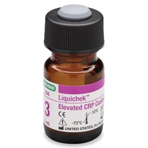 Bio-Rad Laboratories - 256 Immunochemistry / Specific Protein Test Control Liquichek™ Elevated C-Reactive Protein (Elevated CRP) Level 3 12 X 1 mL