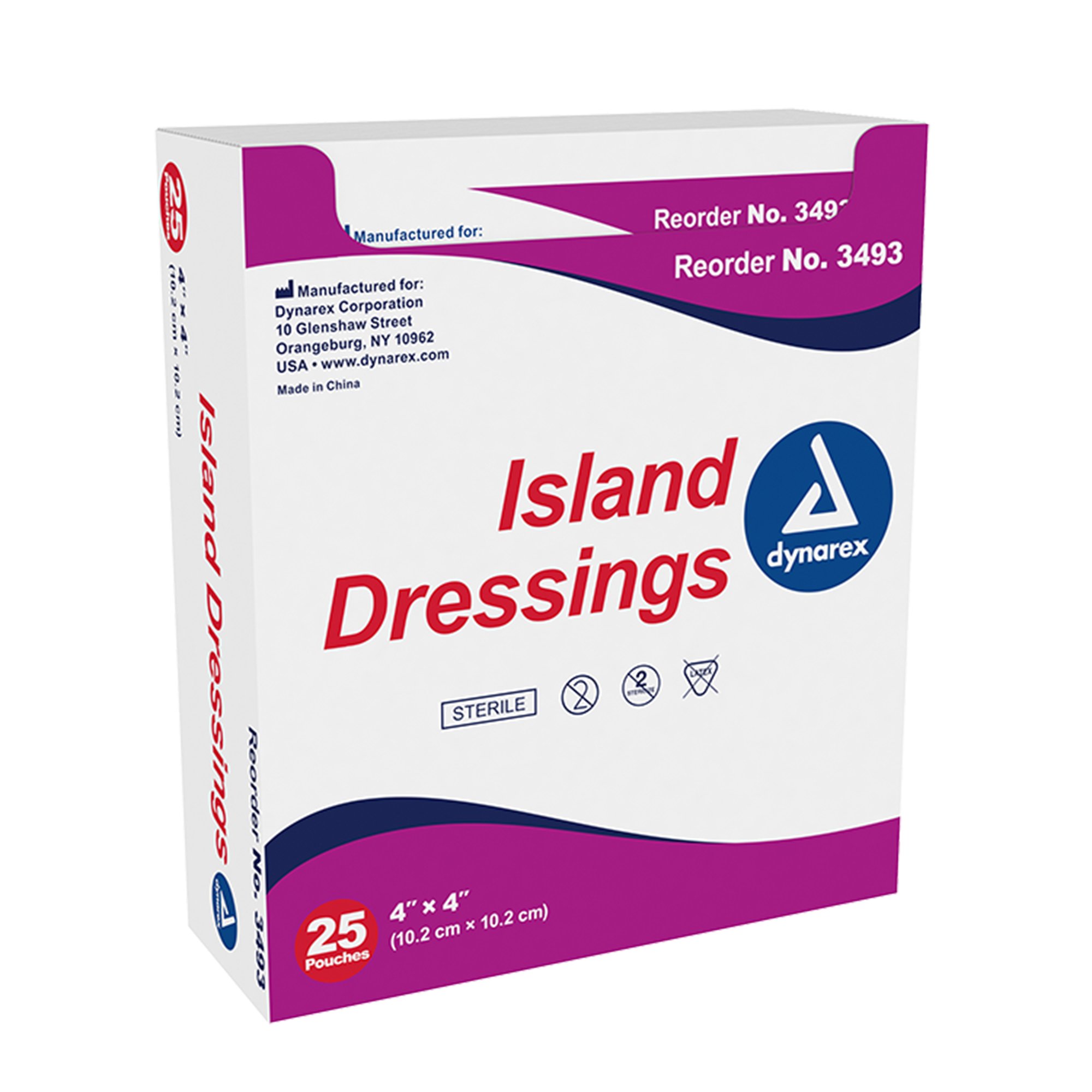 Dynarex - 3493 dynarex® White Adhesive Dressing
