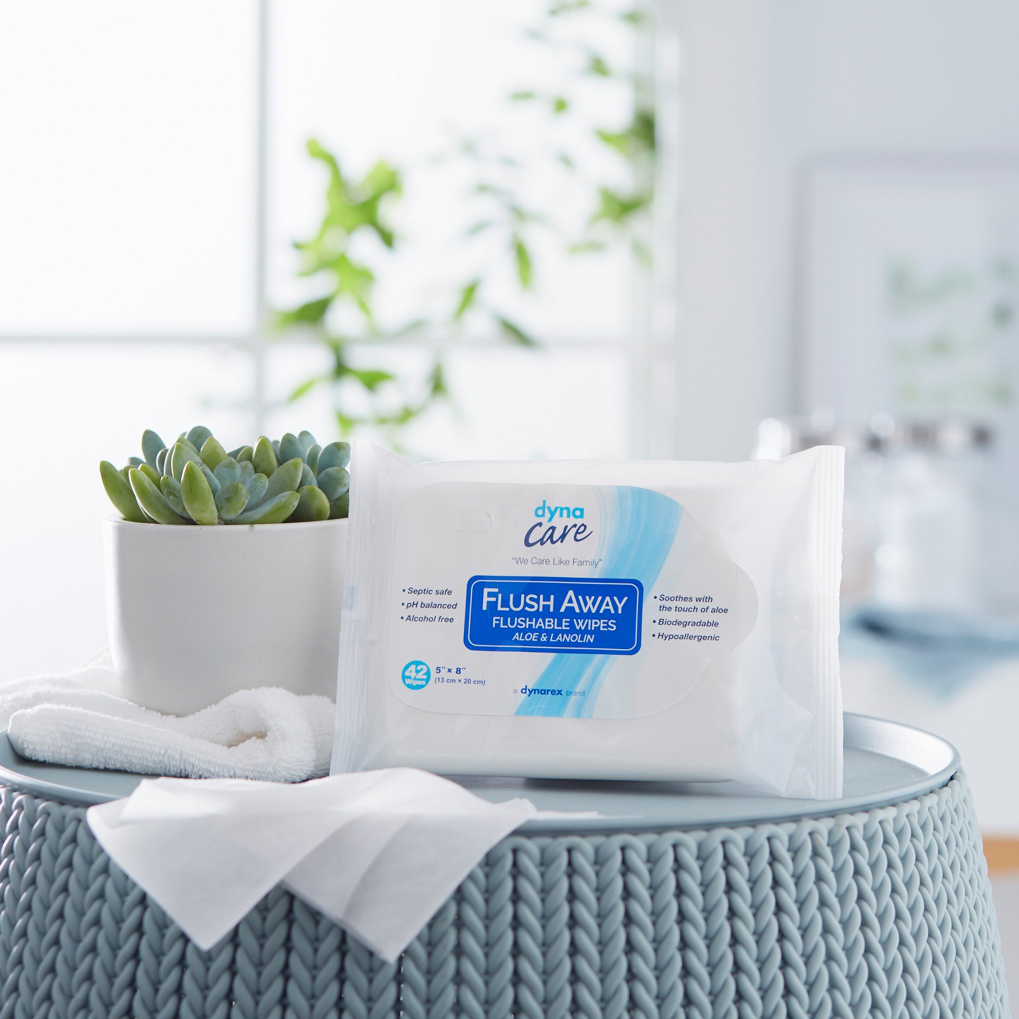 Dynarex - 1324 dynarex® Scented Flushable Wipes