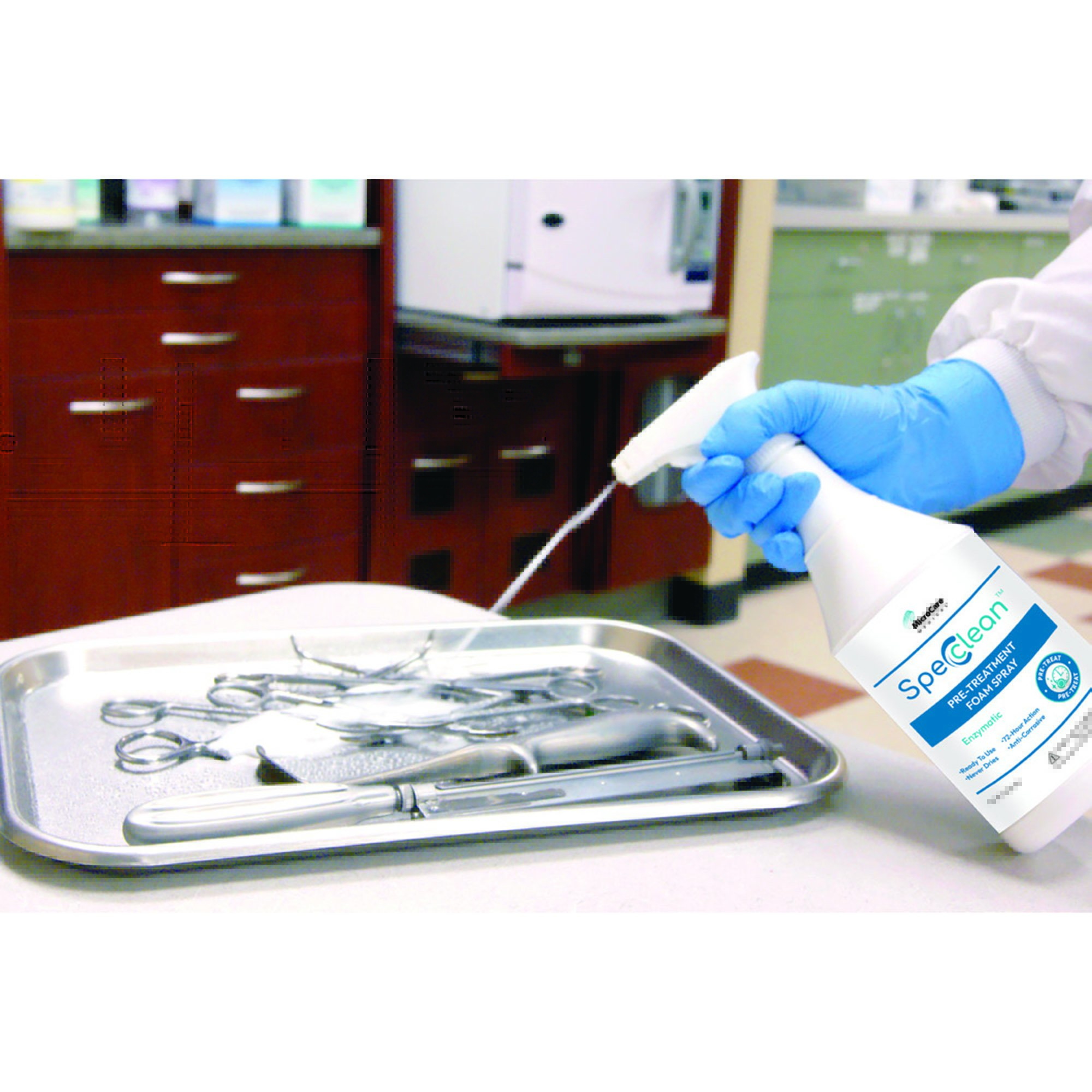 MicroCare LLC PREZF240-1 - ProEZ foam™ Multi-Enzymatic Instrument Detergent - 1/Each, 15/Case