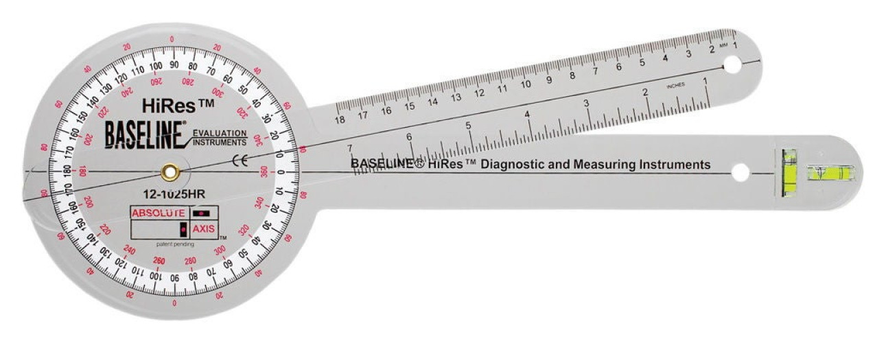 Fabrication Enterprises - 12-1025HR Baseline® Goniometer
