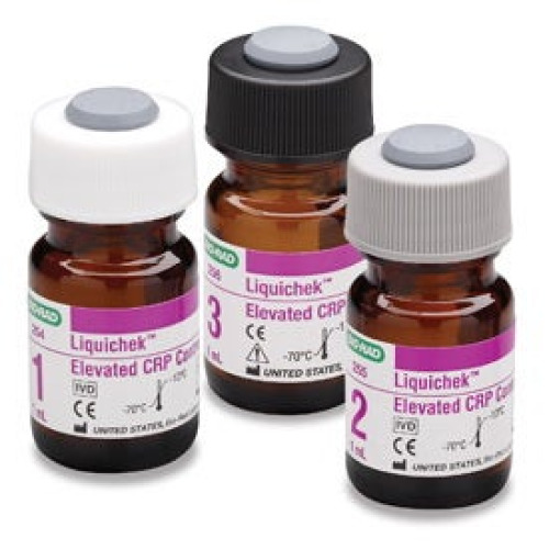 Bio-Rad Laboratories - 255X Immunochemistry / Specific Protein Test Control Liquichek™ Elevated C-Reactive Protein (Elevated CRP) Level 3 3 X 1 mL