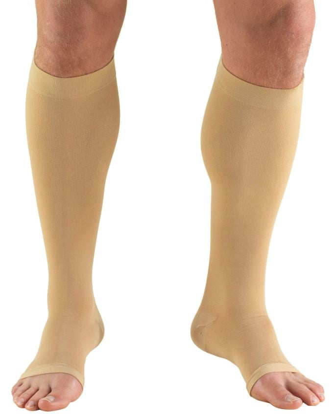 Truform - 865-BG-2XL Compression Stocking Truform® Knee High 2X-Large Beige Open Toe