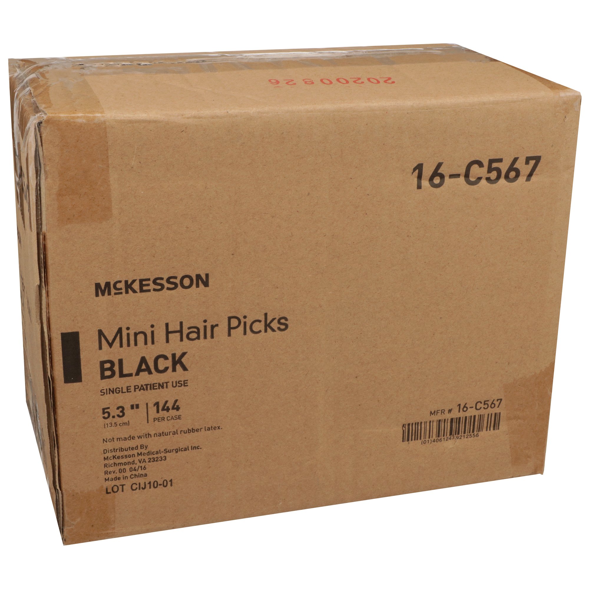 McKesson Brand 16-C567 - McKesson Mini Hair Pick - 1/Each, 144/Box