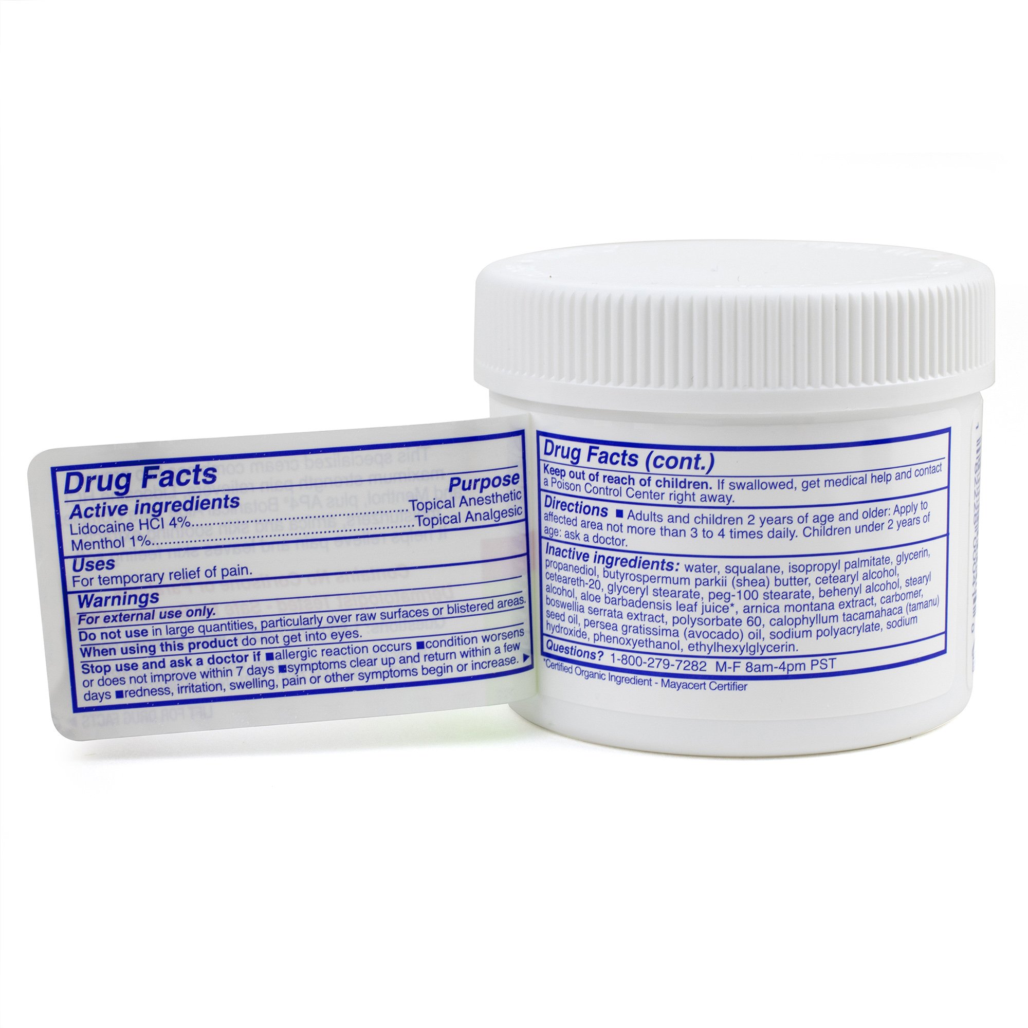Triderma - 73041 TriDerma MD® Lidocaine / Menthol Topical Pain Relief