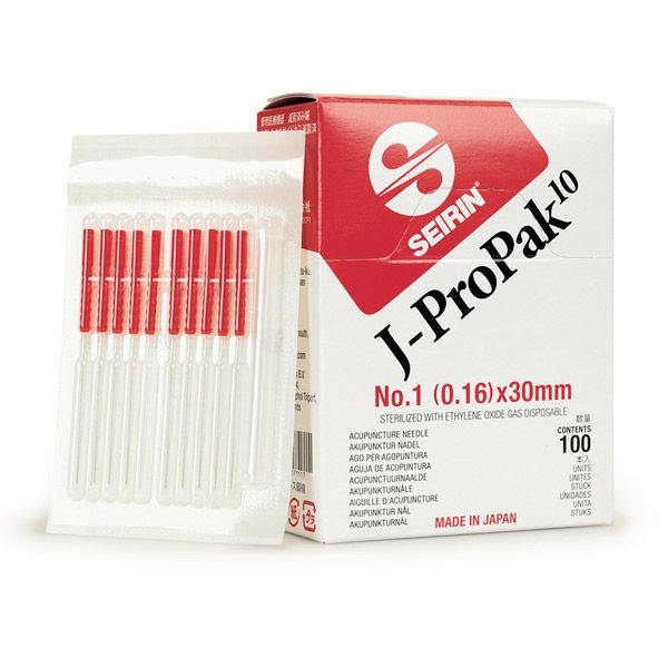 Seirin J-ProPak 10 Acupuncture Needle SJ10.16X30 by Lhasa OMS