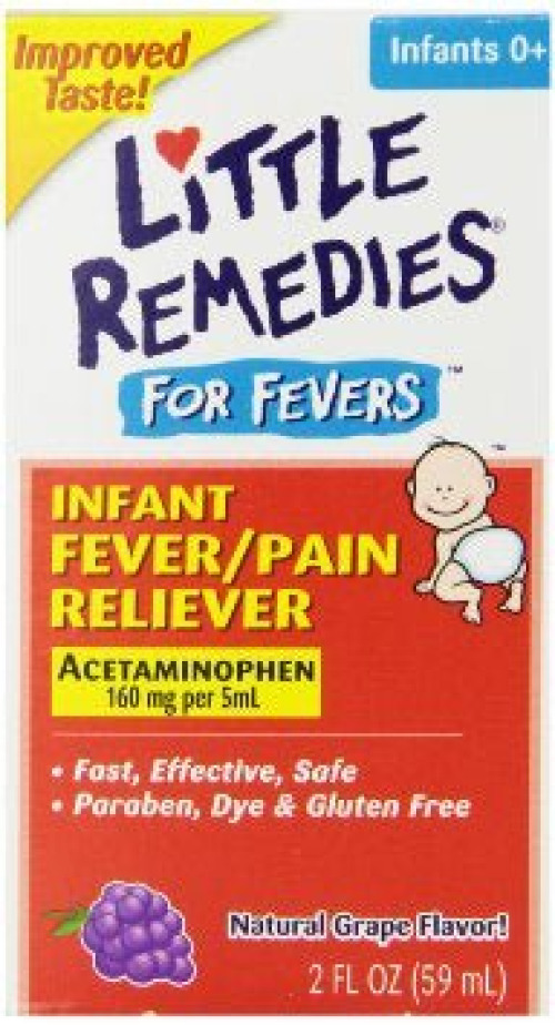 Med-Tech Products - 56184010176 Children's Pain Relief Little Remedies® 160 mg / 5 mL Strength Acetaminophen Oral Suspension 2 oz.