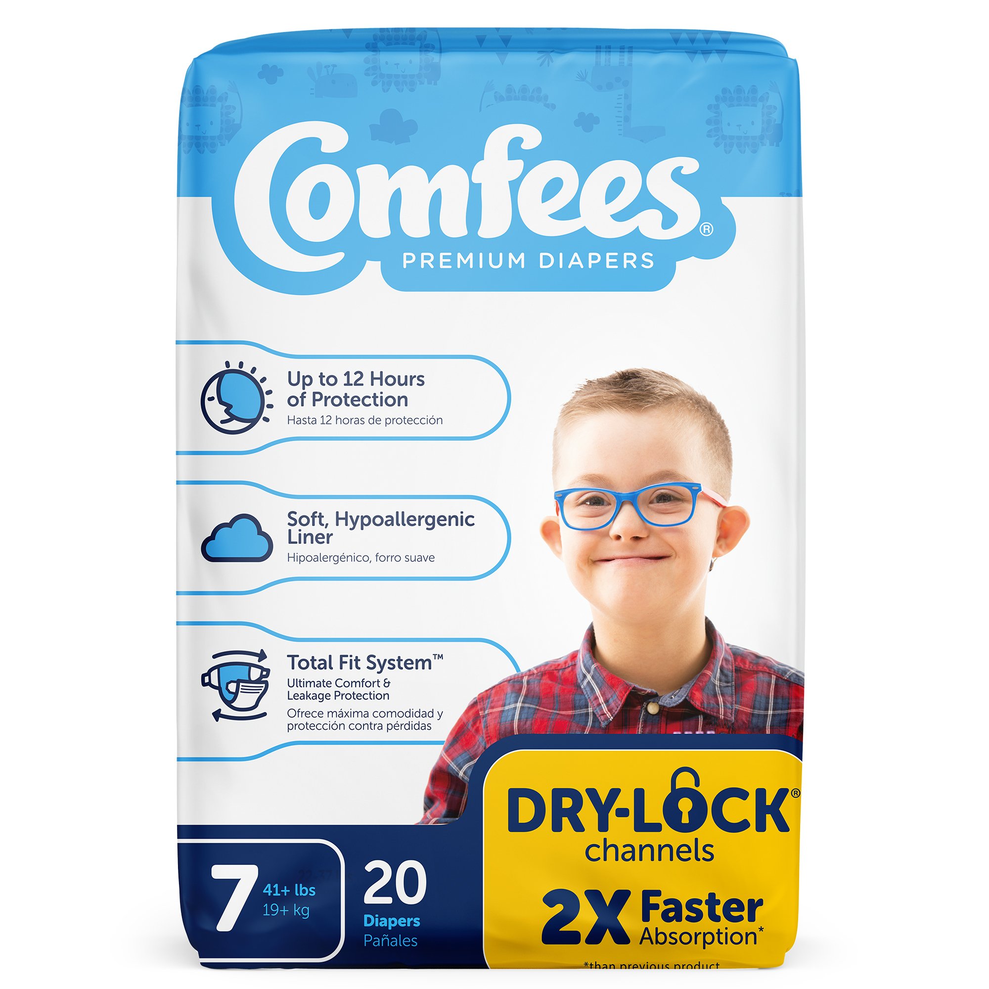 Attends Healthcare Products - CMF-7 Attends Comfees Premium Baby Diapers