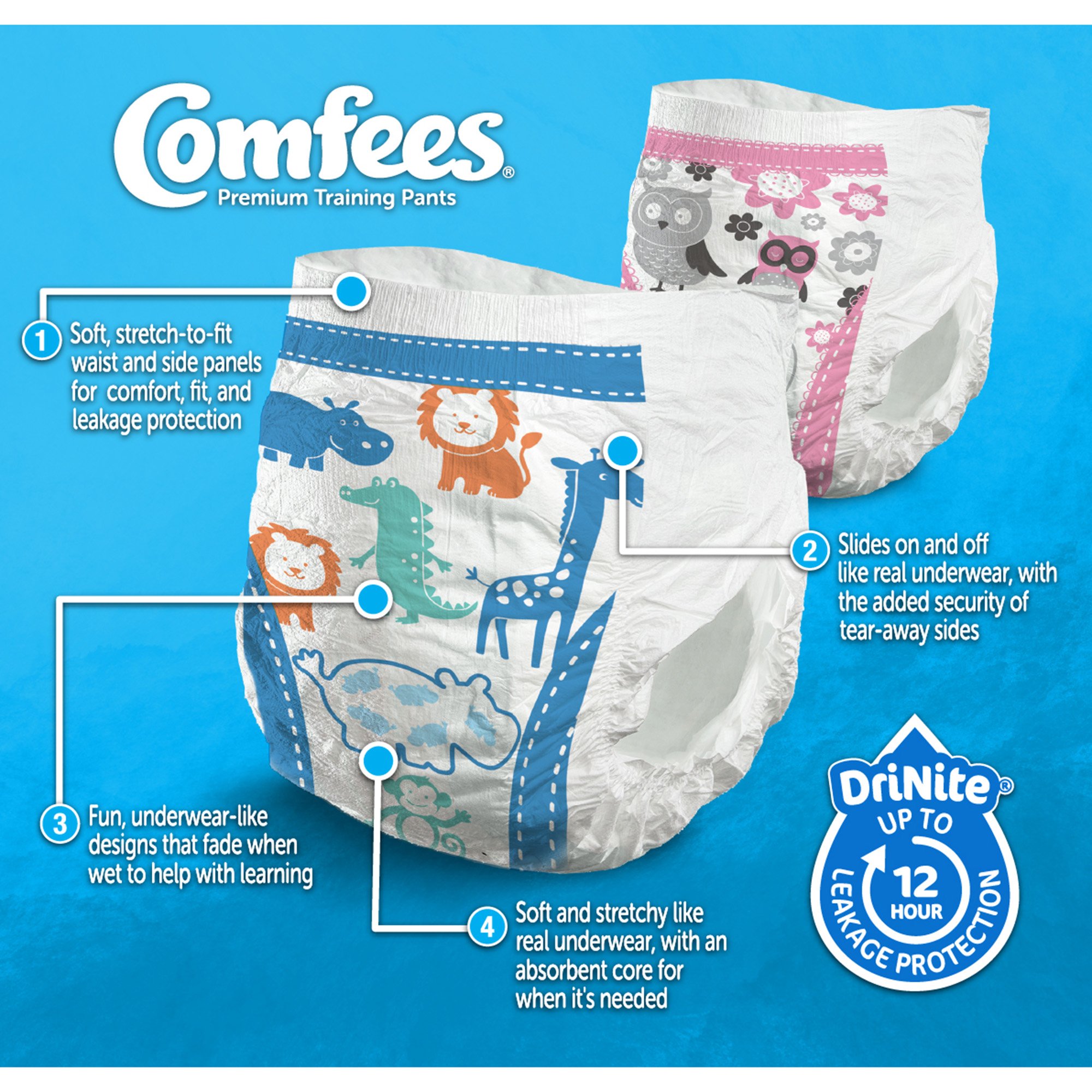 Comfees Toddler Training Pants 41548 by Attends Healthcare Products