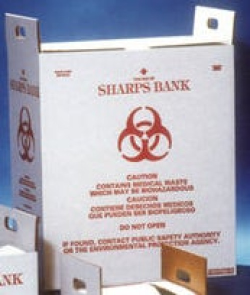Heathrow Scientific LLC - SB1201 Sharps Bank™ Lab Waste Container 12 Gallon, 13-1/4 D X 13-1/4 W X 17-1/4 H Inch