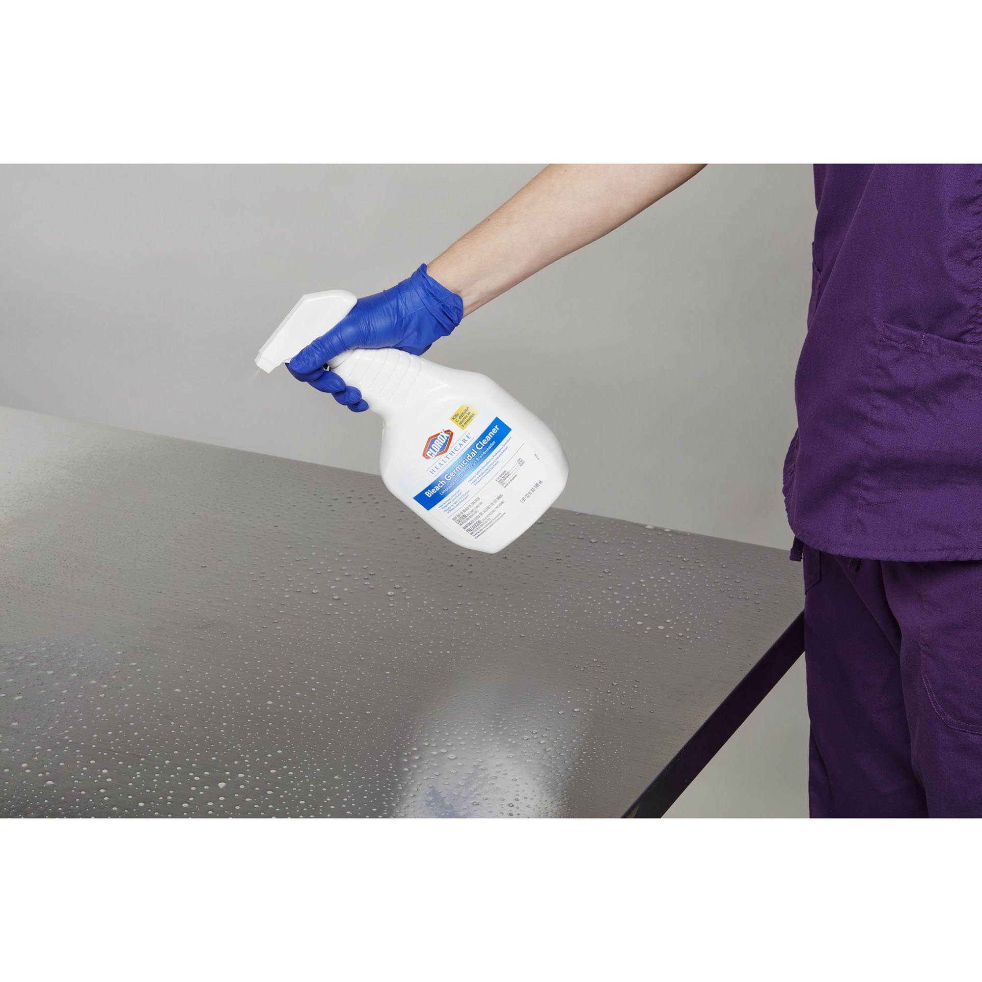 The Clorox Company 68970 - Clorox Healthcare® Bleach Germicidal Cleaner, Spray Bottle, 32 oz. - 1/Each, 6/Case