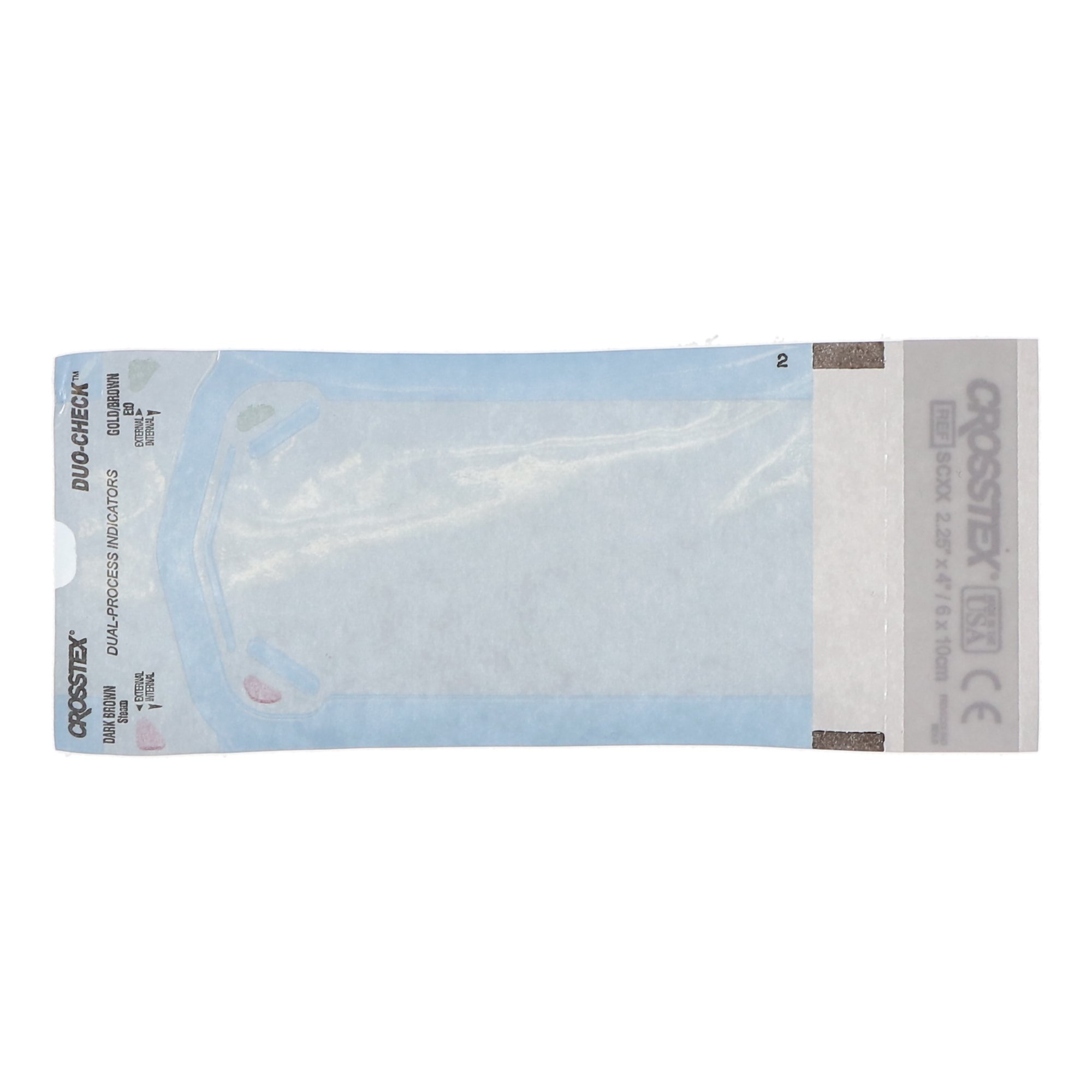 SPS Medical Supply SCXX - Duo-Check® Sterilization Pouch, 2-1/4 x 4-1/2 Inch - 200/Box, 4000/Case