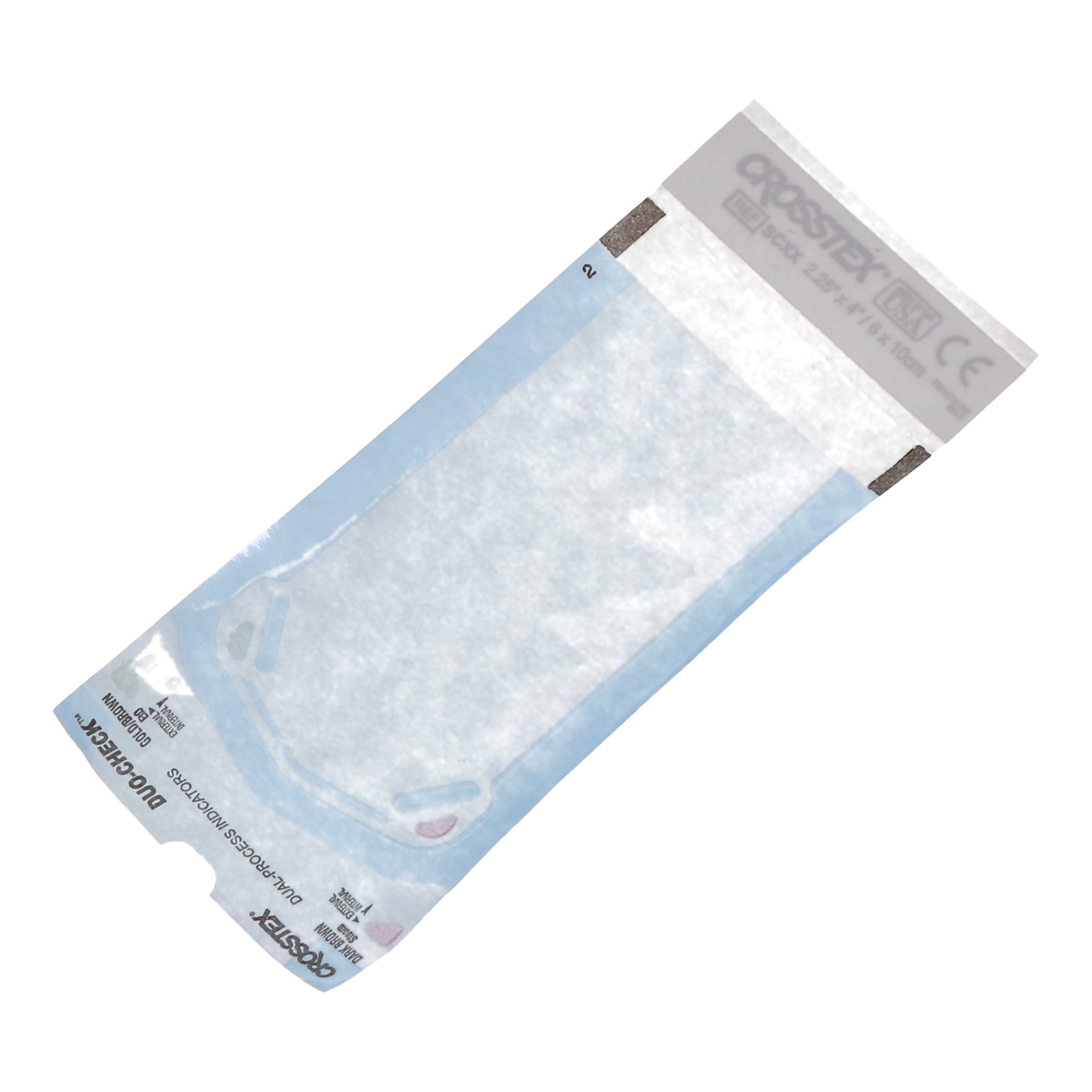 SPS Medical Supply SCXX - Duo-Check® Sterilization Pouch, 2-1/4 x 4-1/2 Inch - 200/Box, 4000/Case