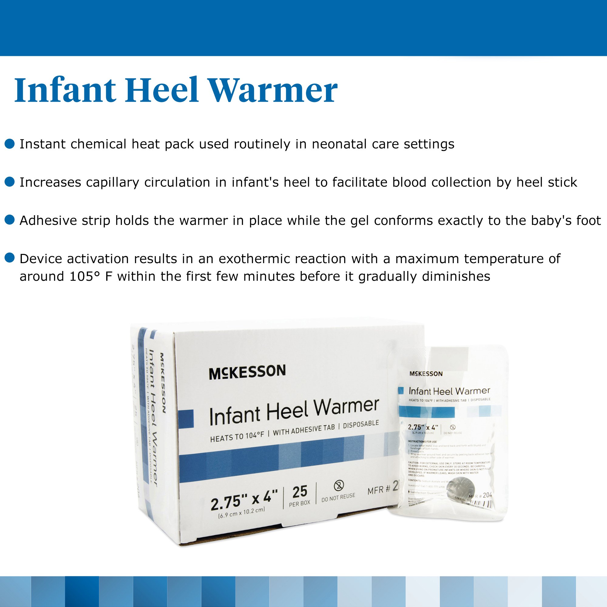McKesson Instant Infant Heel Warmer 204 by McKesson Brand