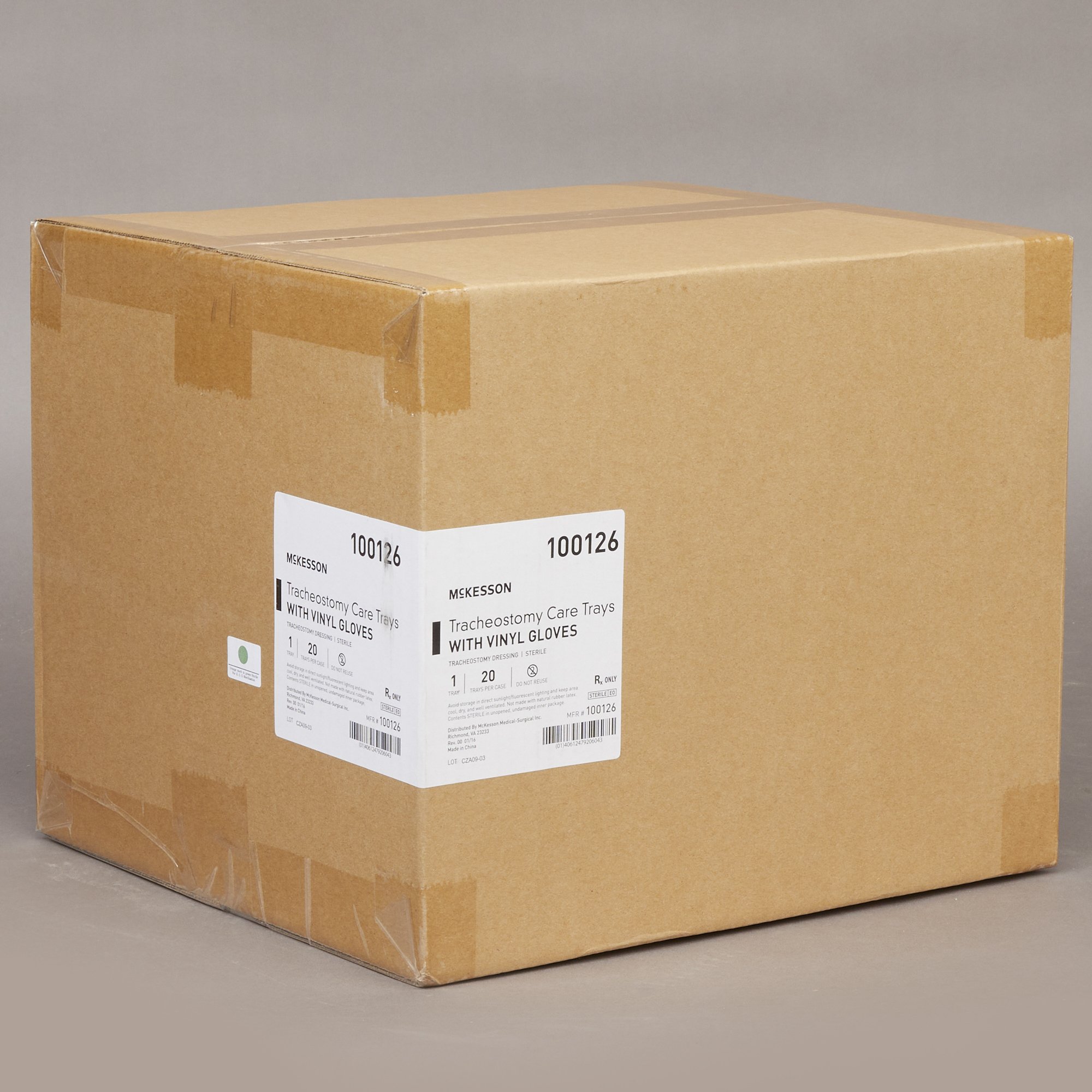 McKesson Brand 100126 - McKesson Tracheostomy Care Tray - 1/Each, 20/Case