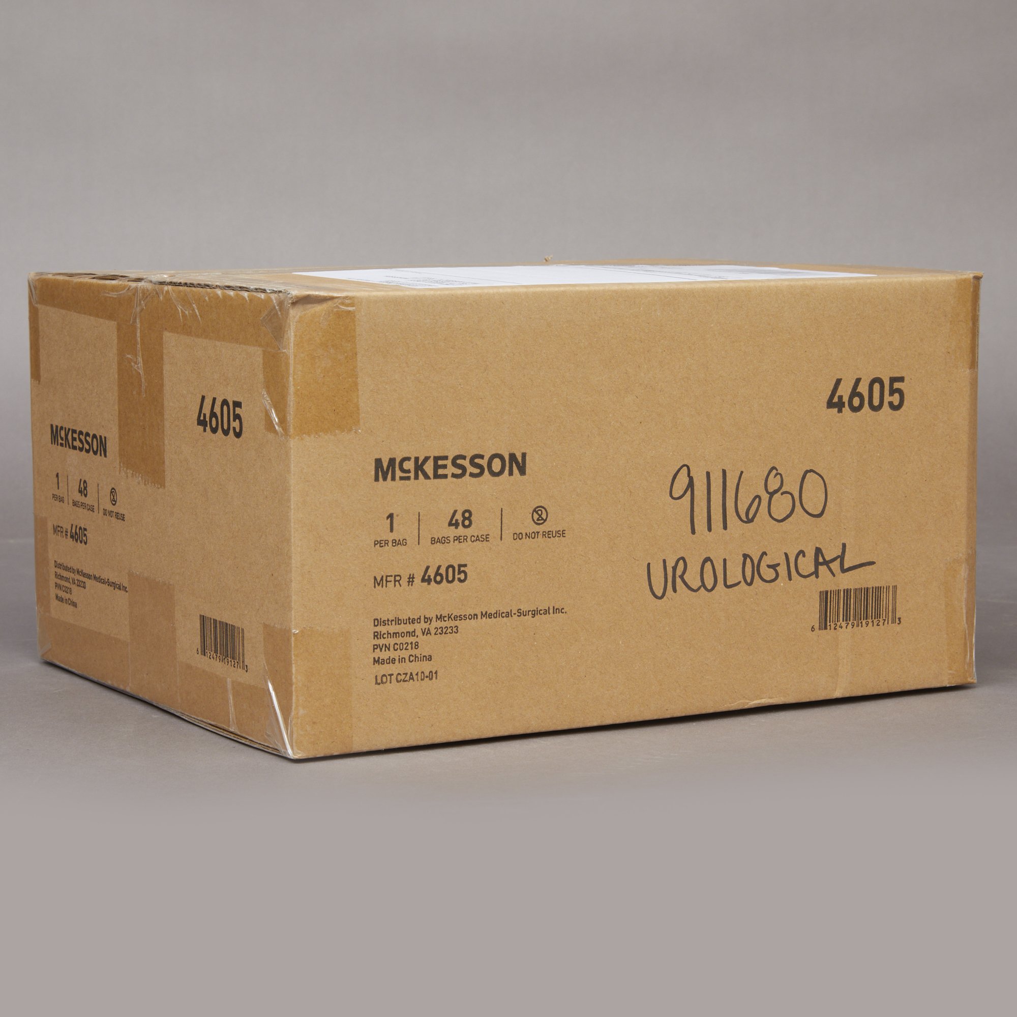 McKesson Brand 4605 - McKesson Disposable Urinary Leg Bag, 1000 mL - 1/Each, 48/Case