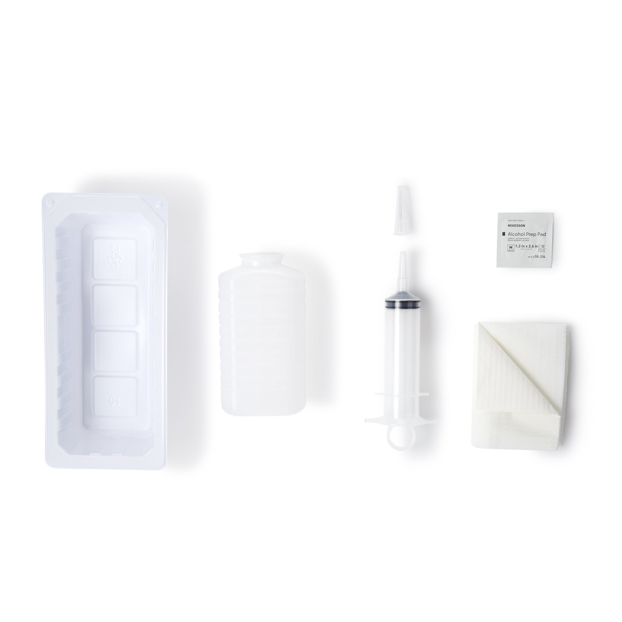 McKesson Brand - 100122 McKesson Irrigation Tray With Piston Syringe