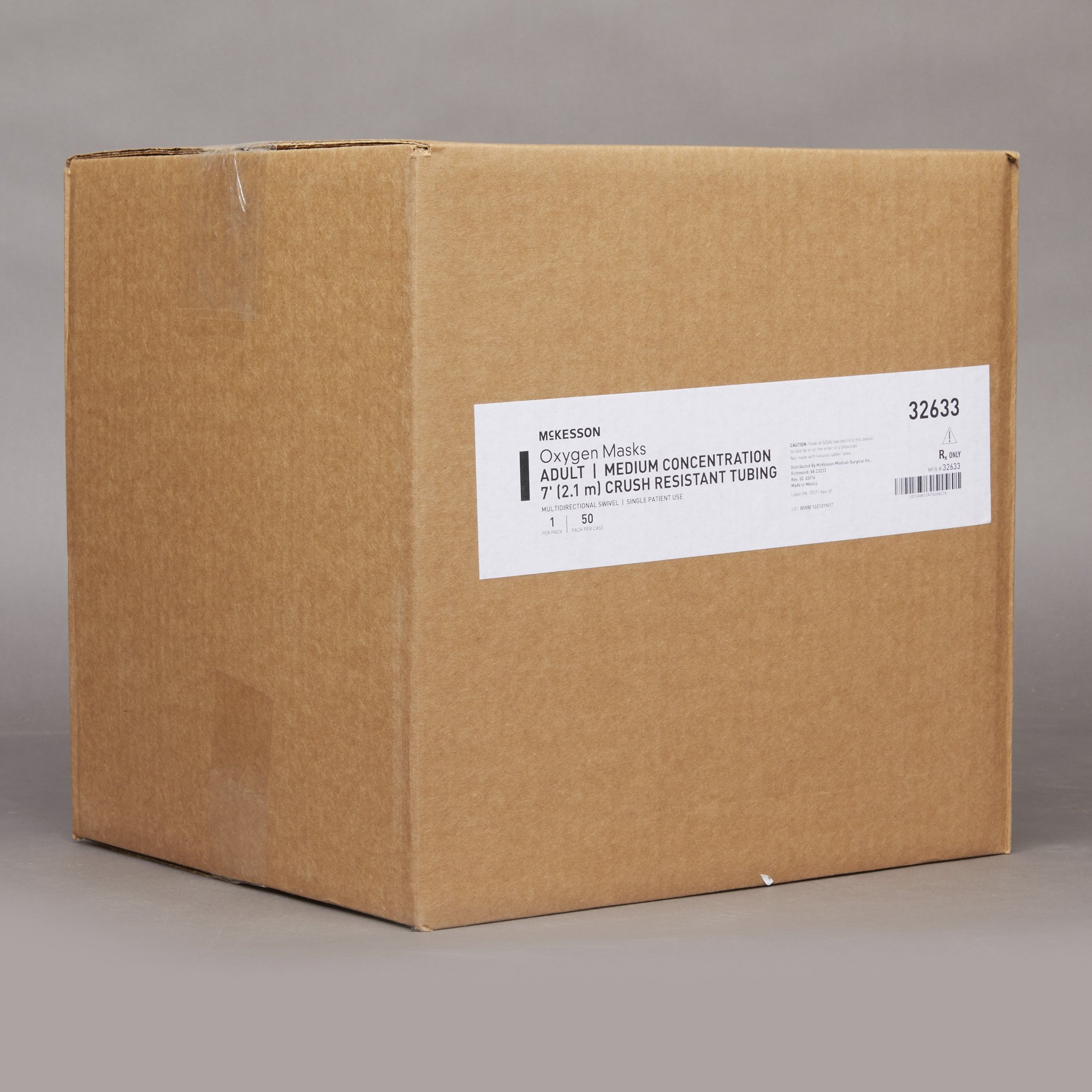 McKesson Brand 32633 - McKesson Oxygen Mask - 1/Each, 50/Case