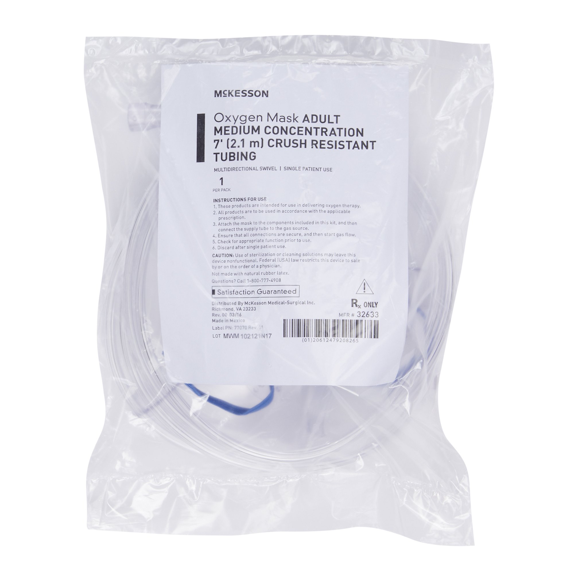 McKesson Brand 32633 - McKesson Oxygen Mask - 1/Each, 50/Case
