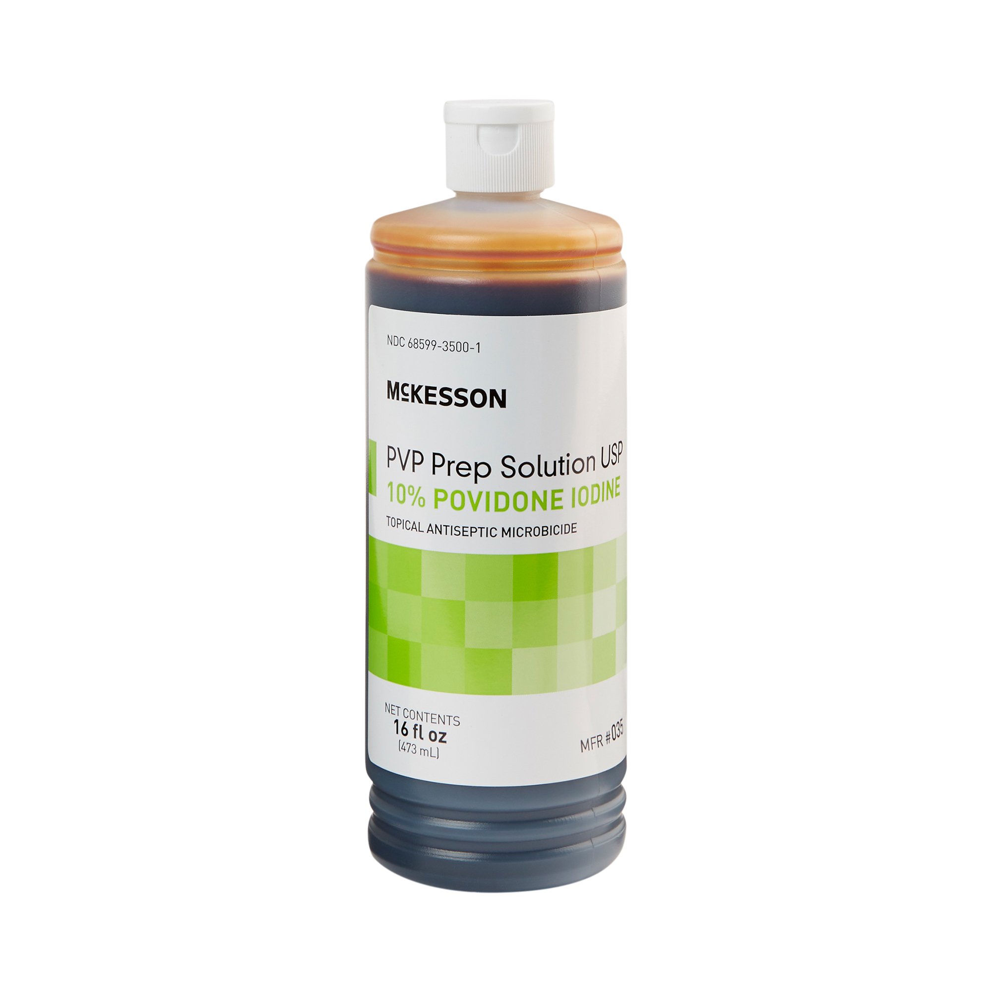 McKesson Brand - 035 McKesson Prep Solution 16 oz. Flip-Top Bottle