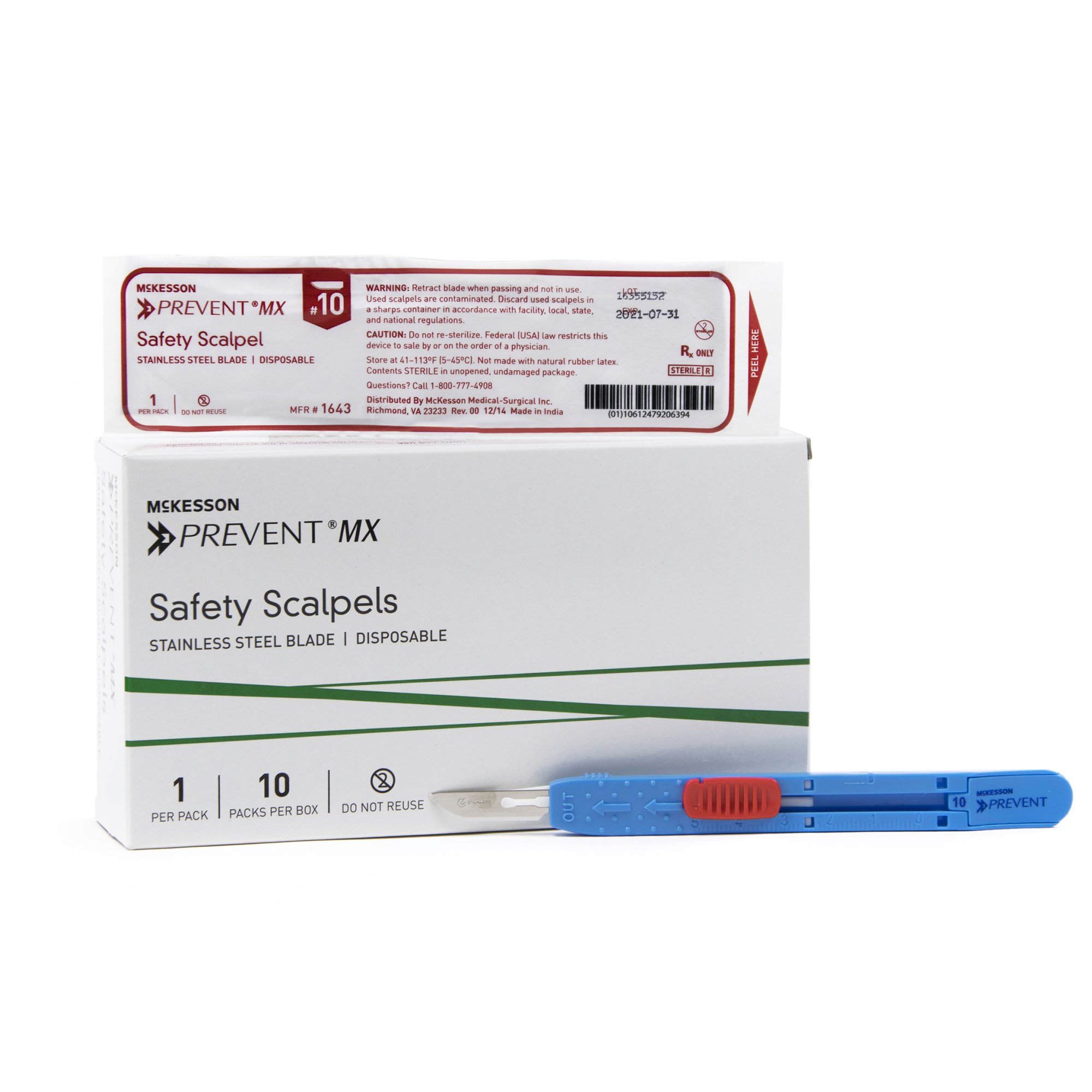 McKesson Brand - 1643 McKesson Prevent® MX Safety Scalpel