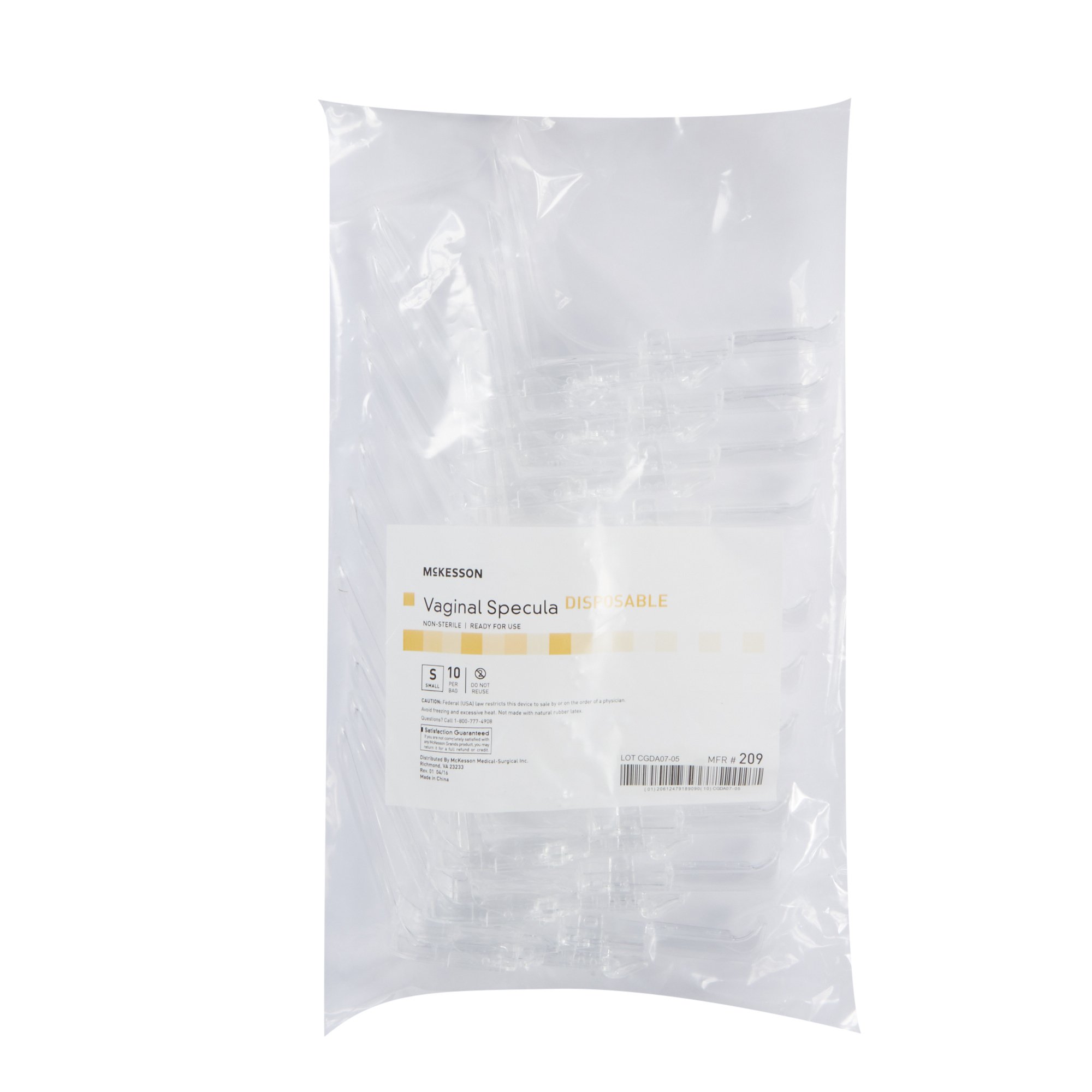 McKesson Brand 209 - McKesson Vaginal Speculum - 10/Box, 100/Case