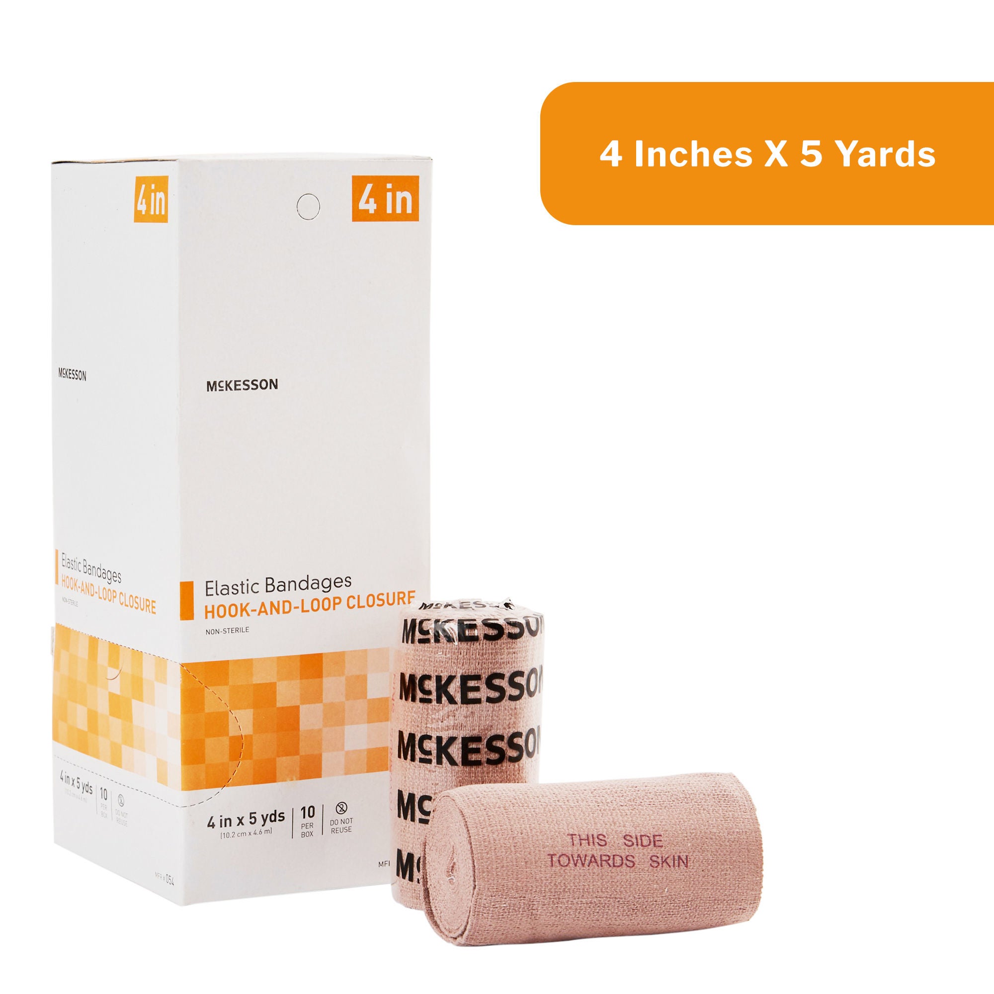 McKesson Brand - 054 McKesson hook-and-loop closure Elastic Bandage