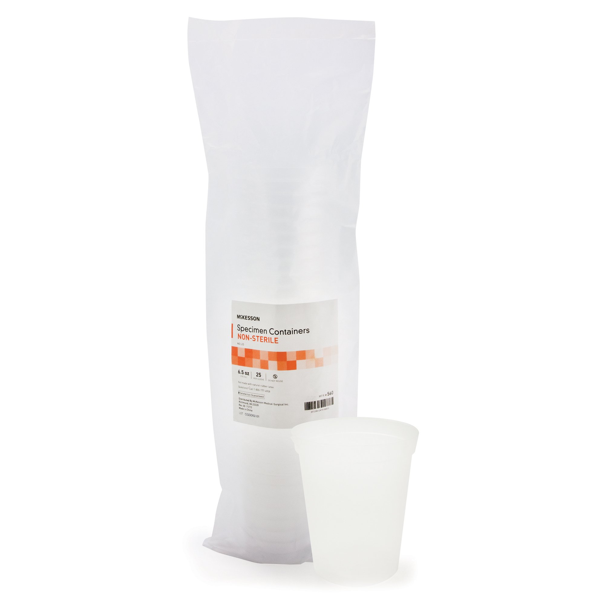 McKesson Brand - 560 McKesson Specimen Container