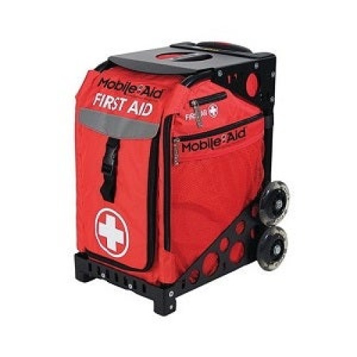 LifeSecure - 31560 Easy-Roll First Aid Cart MobileAid® Red 12-1/4 X 18-1/2 X 14 Inch