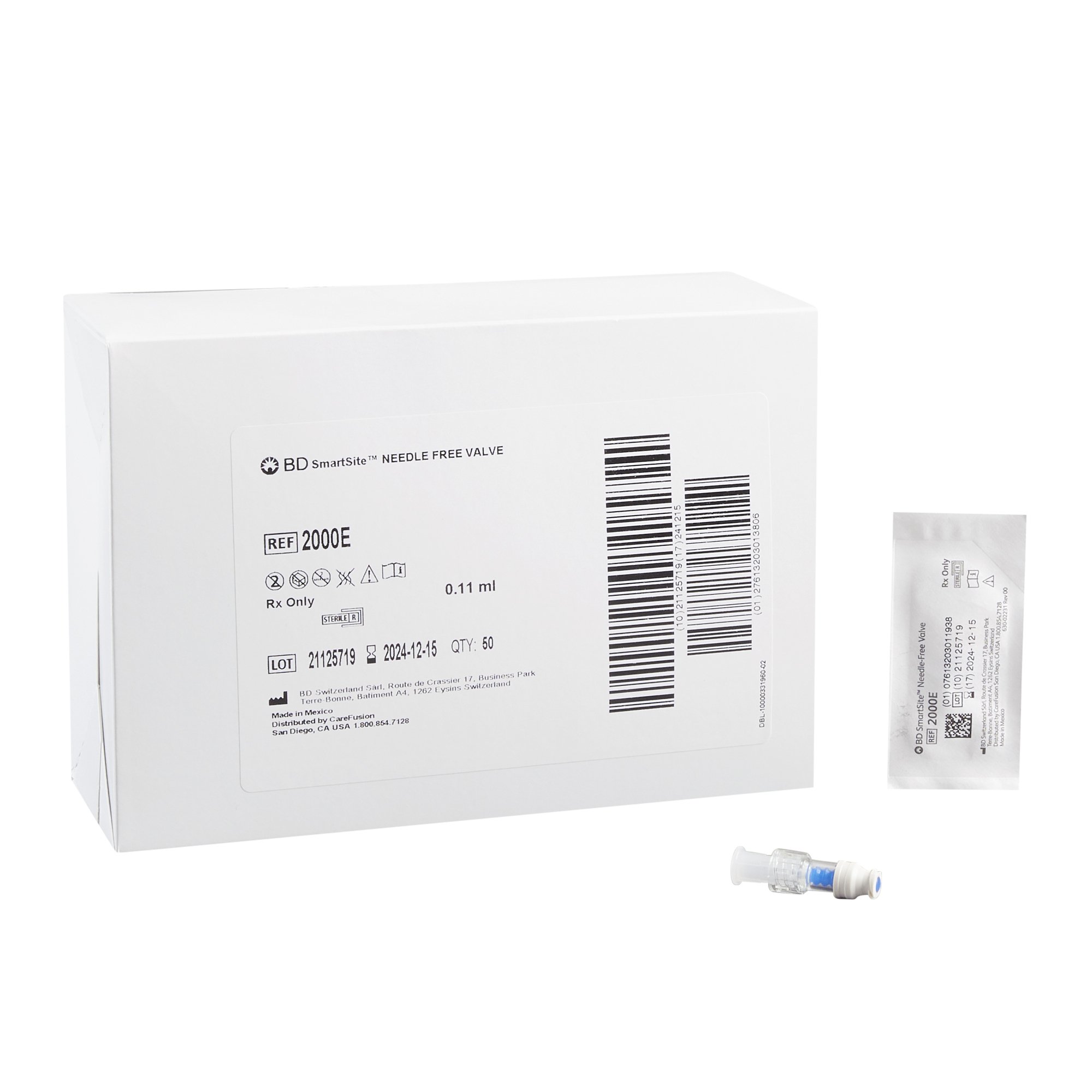 BD - 2000E SmartSite® Needle Free Valve