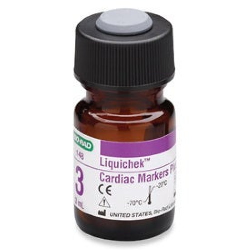 Bio-Rad Laboratories - 148 Assayed Control Liquichek™ Cardiac Plus LT Level 3 6 X 3 mL