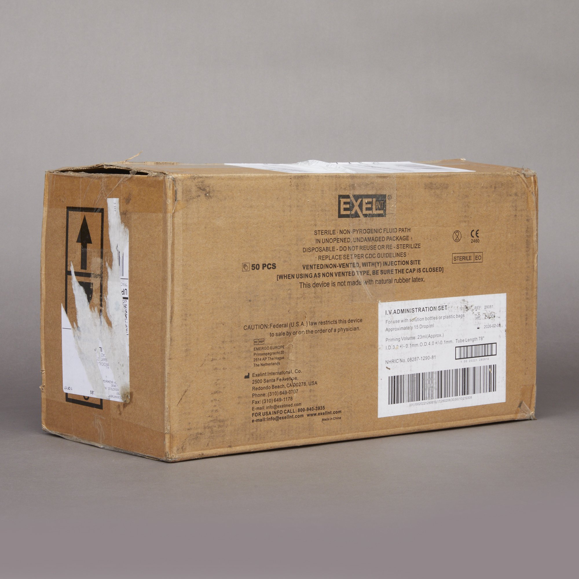 AirTite Products 29081 - AirTite Exel IV Administration Set - 1/Each, 50/Case