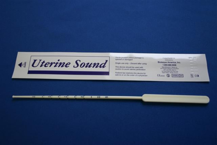 Bioteque - BA100 Uterine Sound 3 mm Malleable Tip