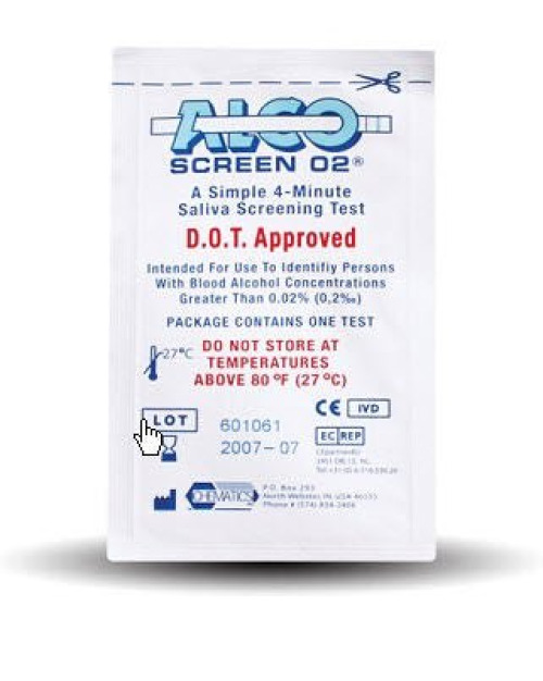 Chematics - 56288 Alco-Screen® .02 Rapid Test