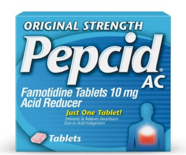 J & J Sales - 16837087220 Pepcid® AC Famotidine 10 mg Acid Reducer Tablets Original Strength
