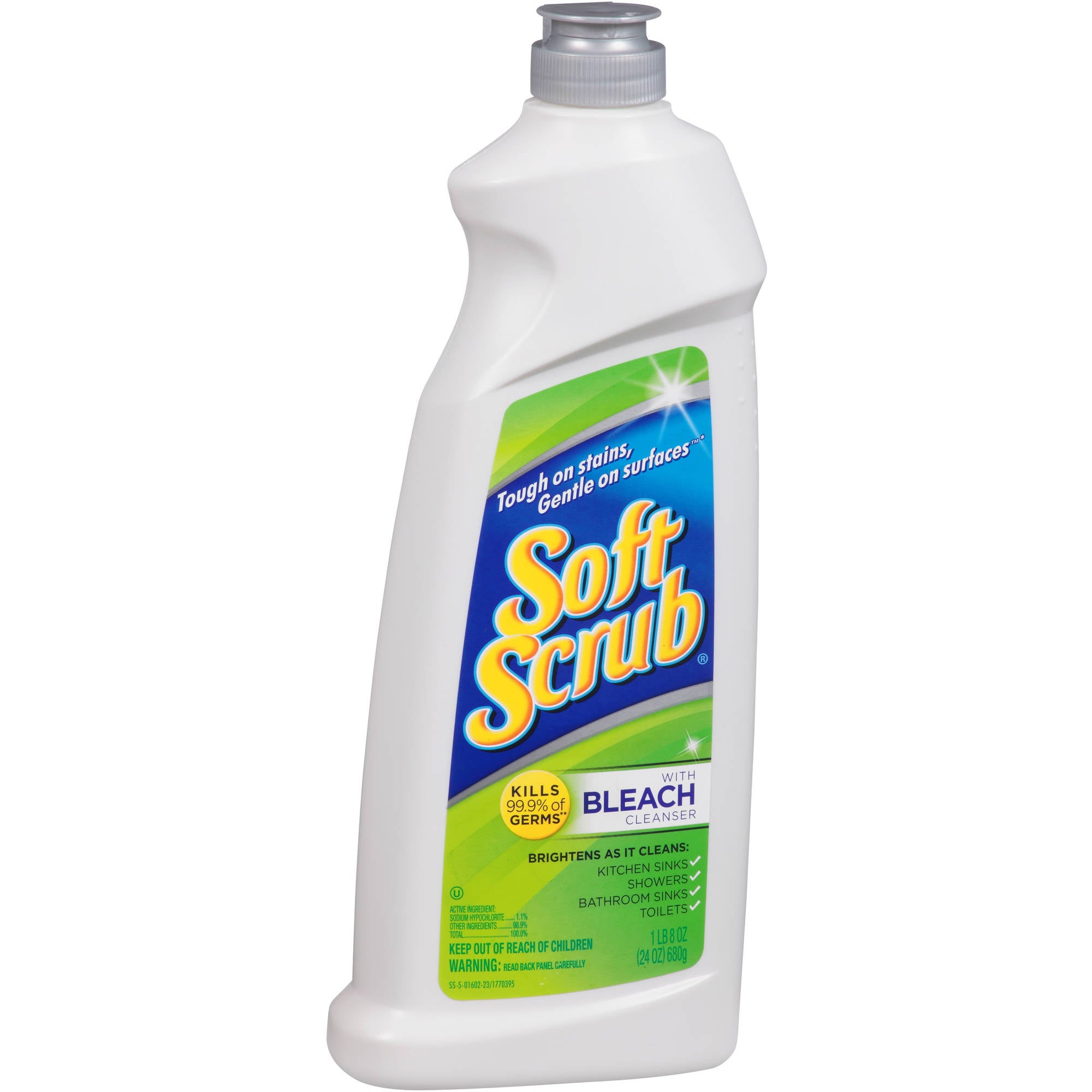 Essendant Co-United Stationers - DIA01602 Surface Disinfectant Cleaner Soft Scrub® with Bleach Manual Squeeze Liquid 24 oz. Bottle Floral Scent NonSterile