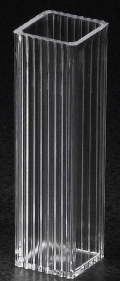 Globe Scientific - 111117 Cuvette 12 X 12 X 45 mm, 4.5 mL, Standard, Square, 10 mm Path Length, 340 to 800 nm Spectrum Range, Disposable For Spectrophotometer