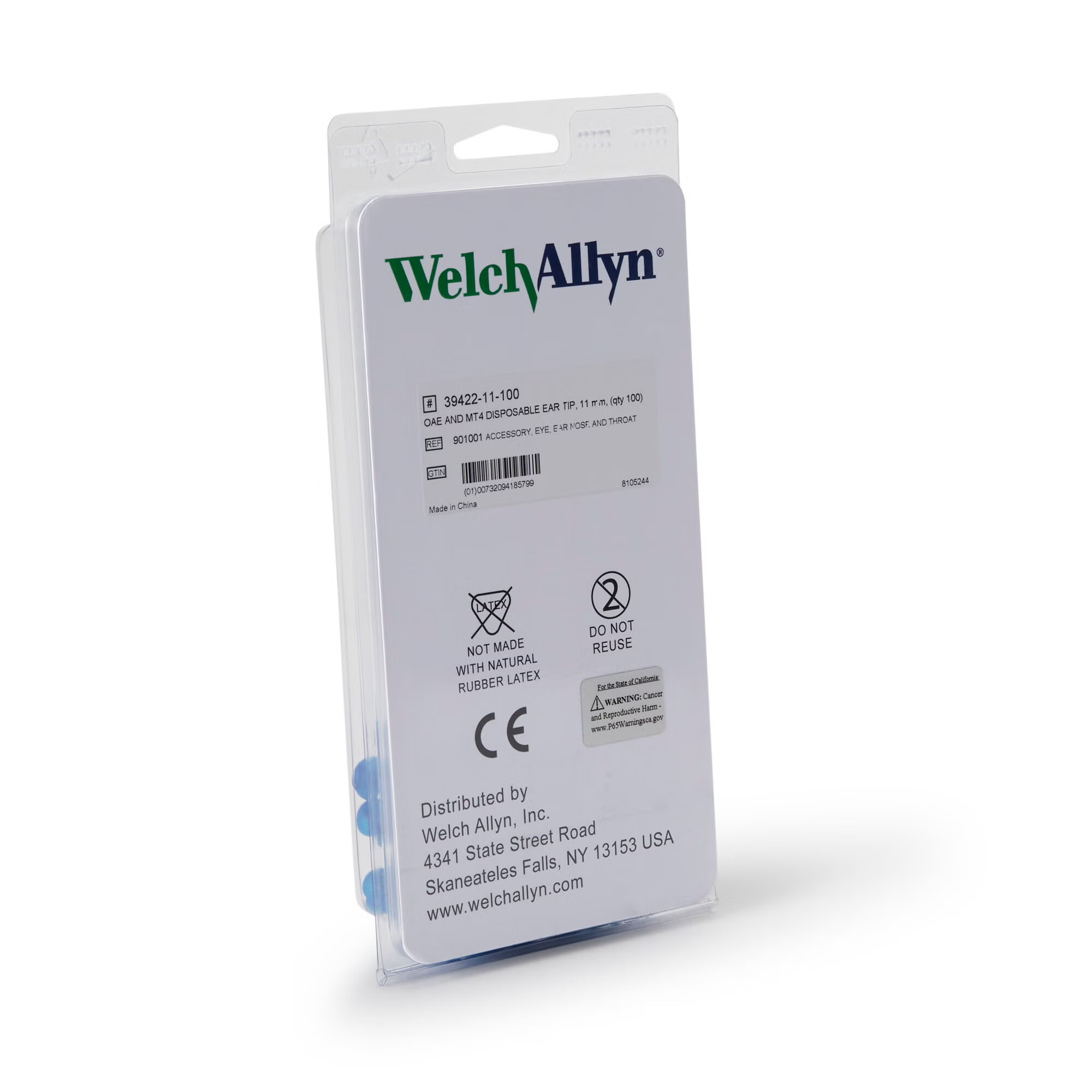 Welch Allyn - 39422-11-100 Ear Tip 11 mm For use with Audio Screener