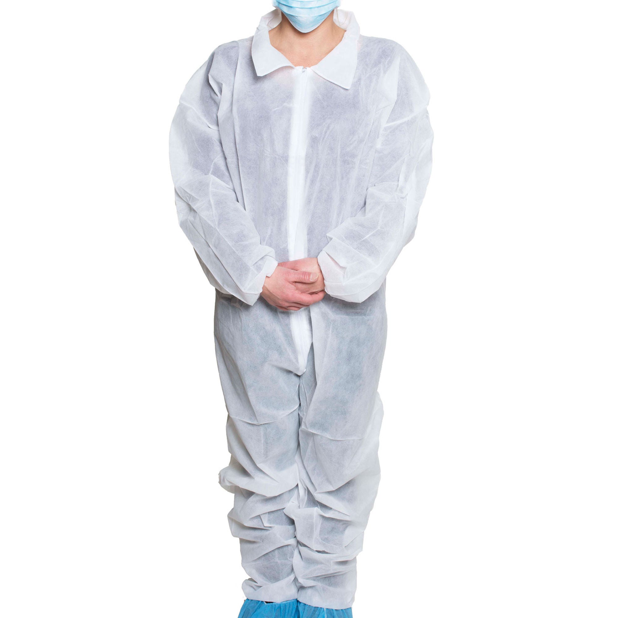 Dukal - 382XXXL Coverall 3X-Large White Disposable NonSterile