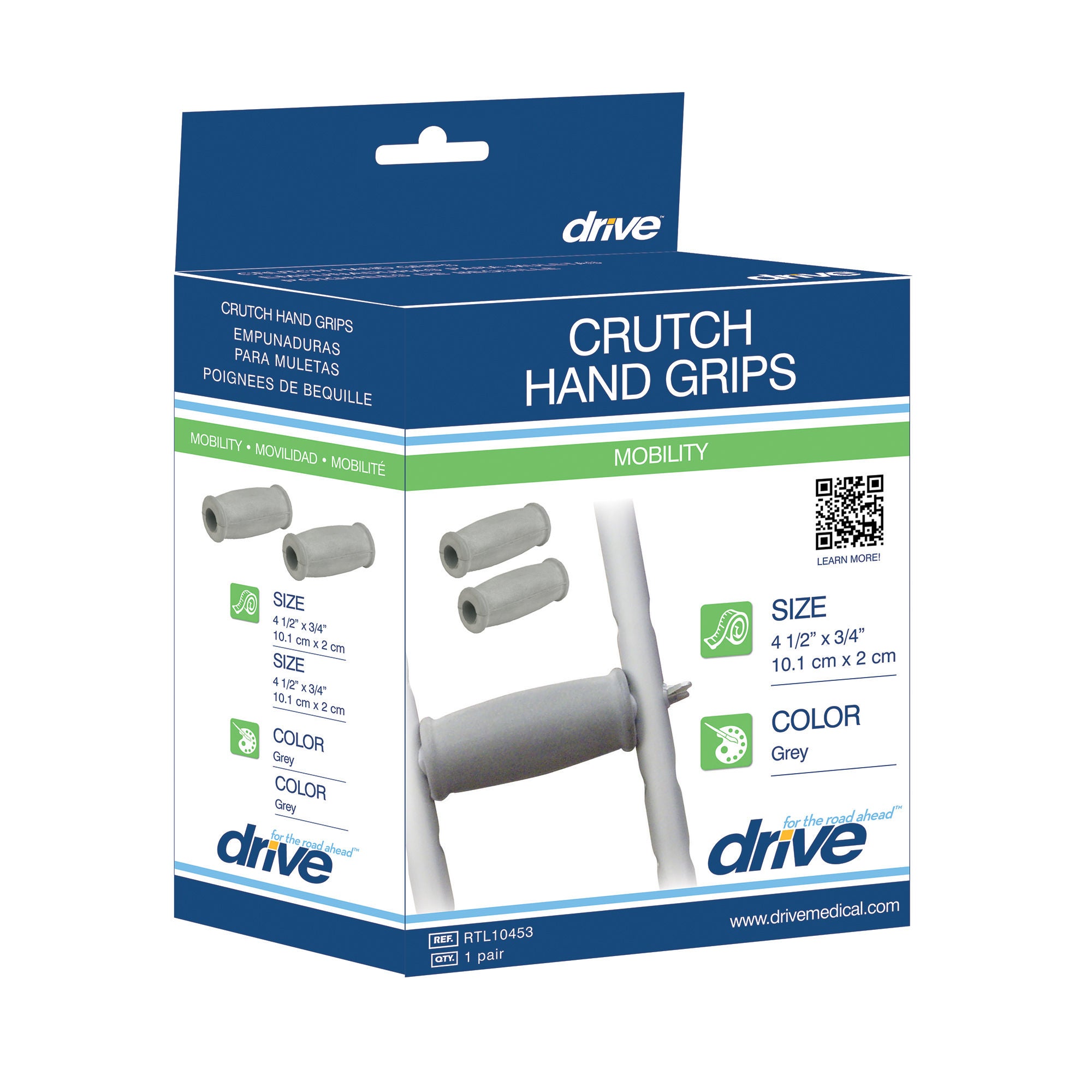 Drive DeVilbiss Healthcare - RTL10453 Crutch Grip For Crutch