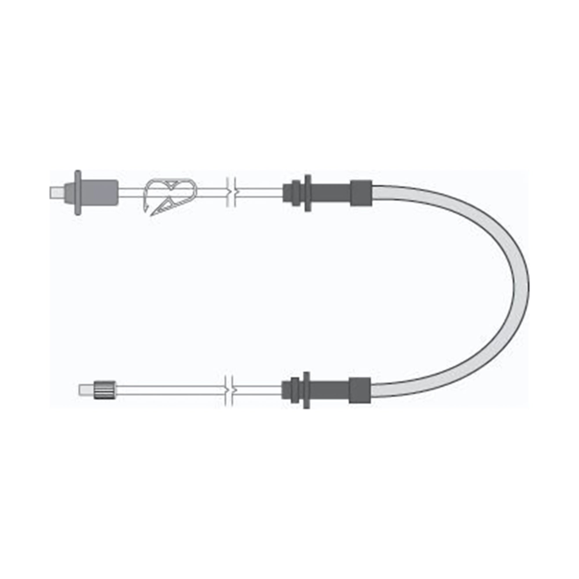 Baxter - H93821 Pharmacy Pump Tube Set Baxter Repeater™ DEHP Macro Bore Sterile
