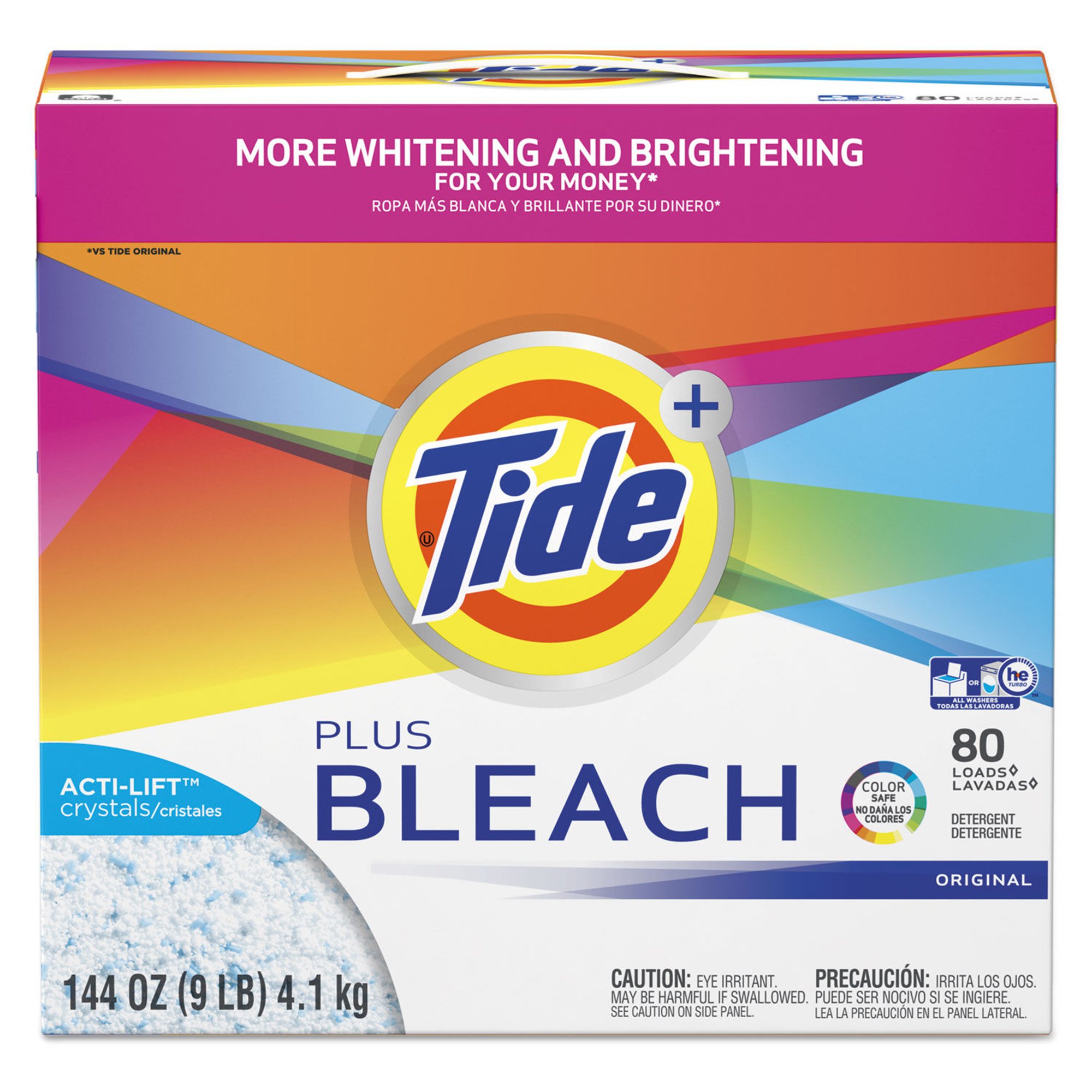Essendant Co-United Stationers - PGC84998CT Tide Plus Bleach Powder Laundry Detergent