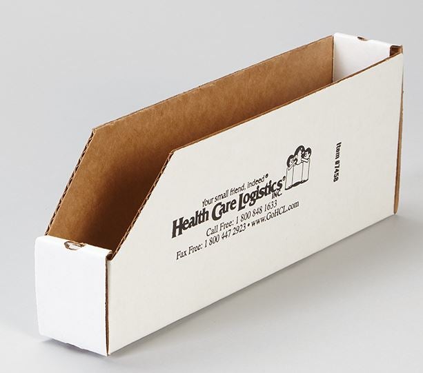 Health Care Logistics - 7458 Shelf Caddy 2 X 4.5 X 12 Inch Cardboard