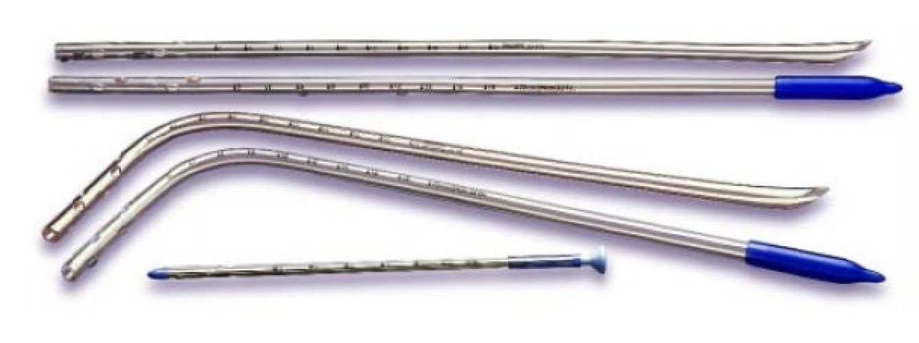 Teleflex Medical - DTRC-28S Thoracic Catheter Pleur-evac® 28 Fr. Straight Style 14 Inch Length